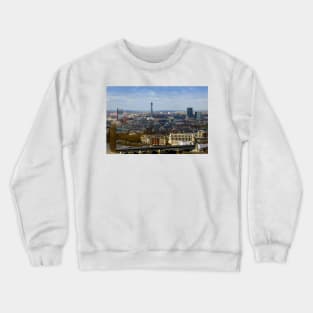 BT Tower London Skyline Cityscape England UK Crewneck Sweatshirt